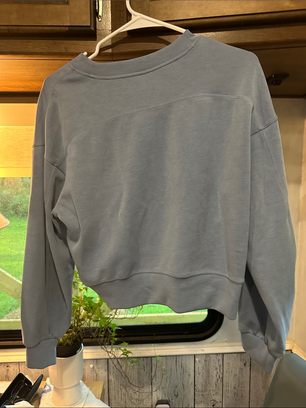 Final price - Lululemon- soft stream oversized cropped sweatshirt size 0 - Picture 3 of 7
